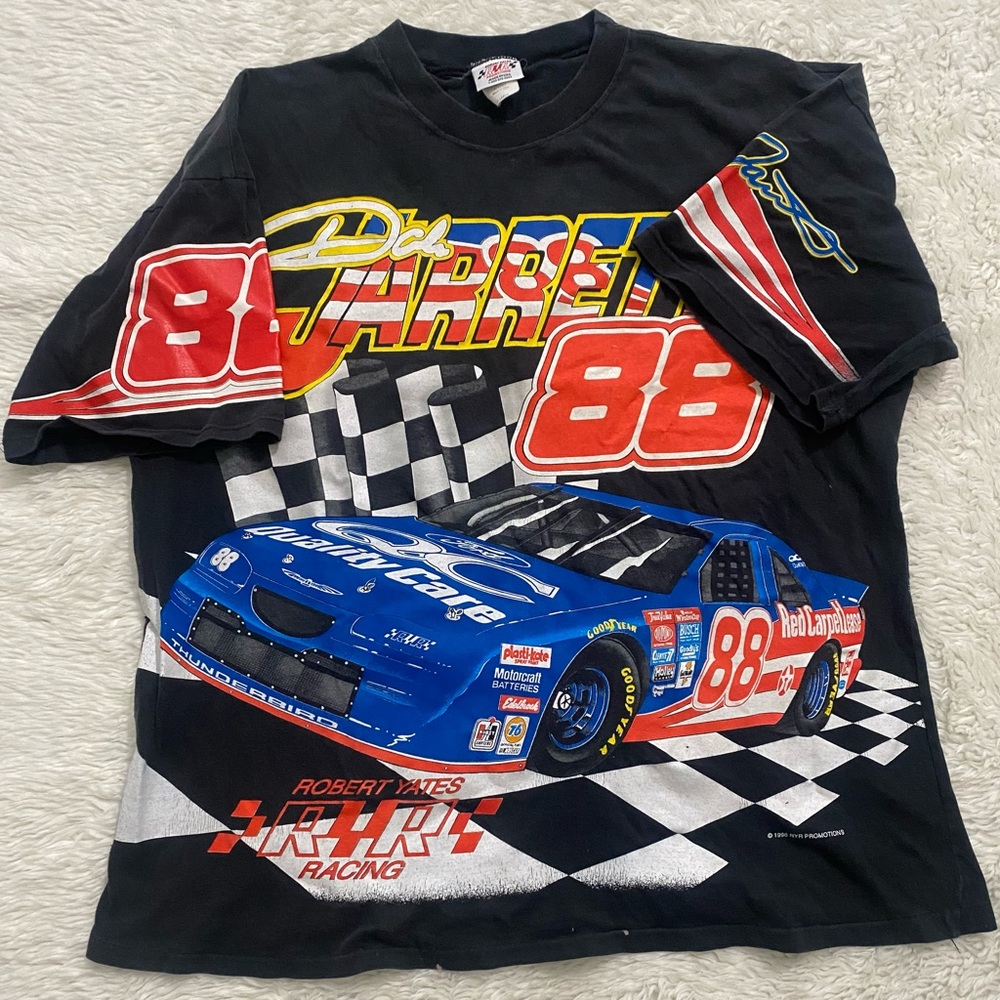 1996 RYR Promotions Dale Jarrett all over print tee XL